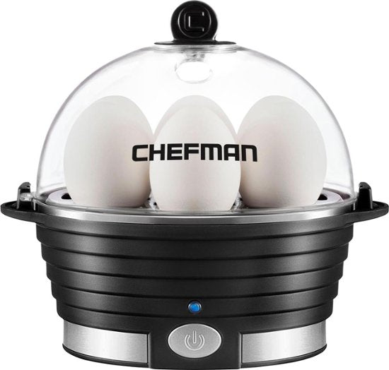 Chefman - Electric Egg Cooker - Black